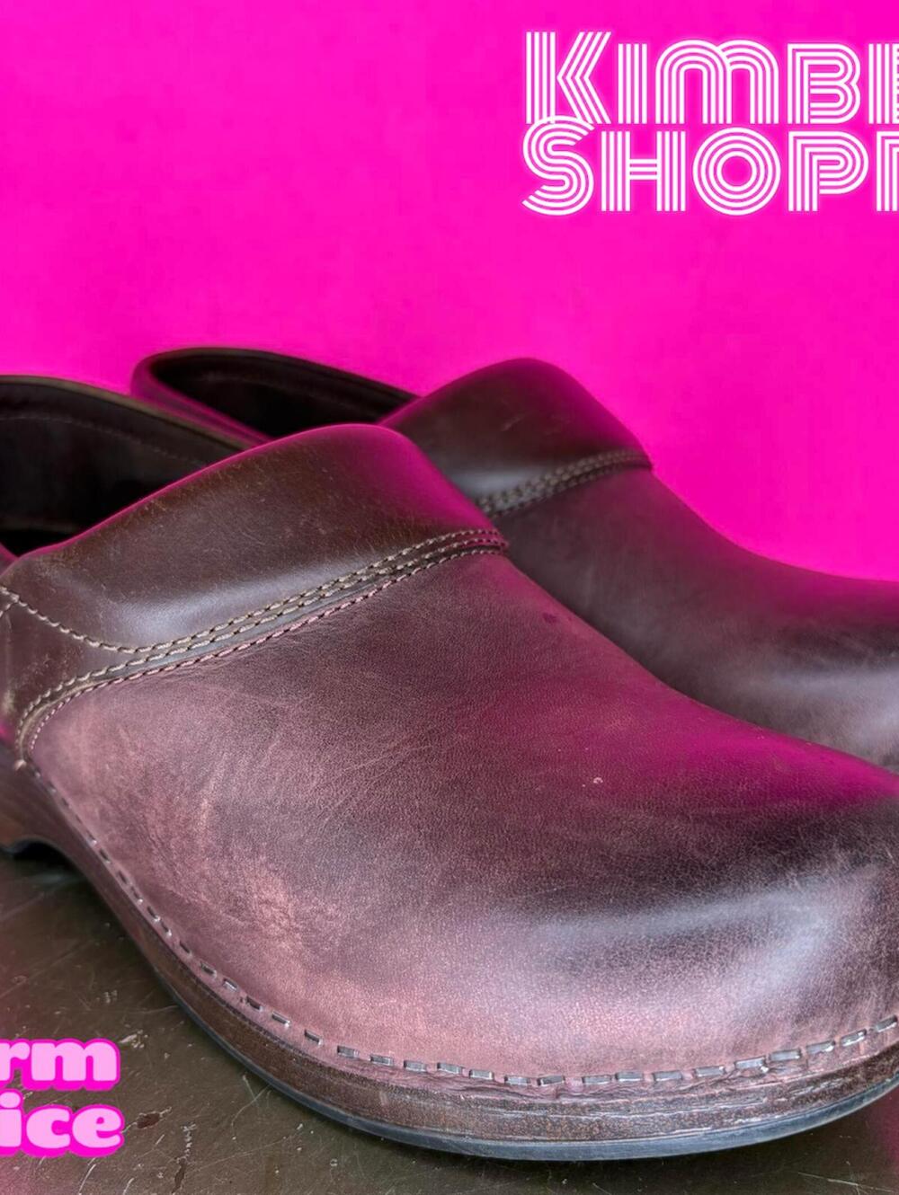 Dansko XP Brown Leather Clog EU 42 US 11.5-12